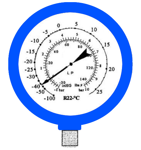 r22 low pressure gauges