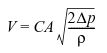 flow and pressurisation formula